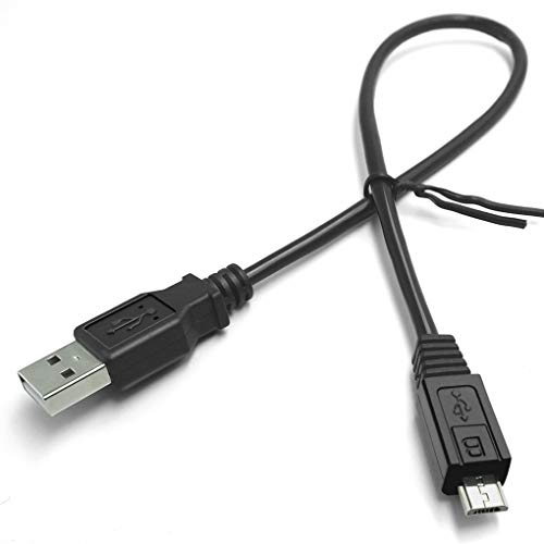 NECABLES 10 Inch Short Micro USB Charger Cable Male A To Micro B Black for Android Both Charging and Sync (10 Inches/0.8 Feet)