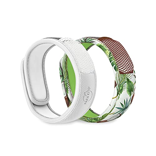 Para'Kito Mosquito Repellent Bonus Pack - 2 Wristbands | 2 Refills (White + Coconut)