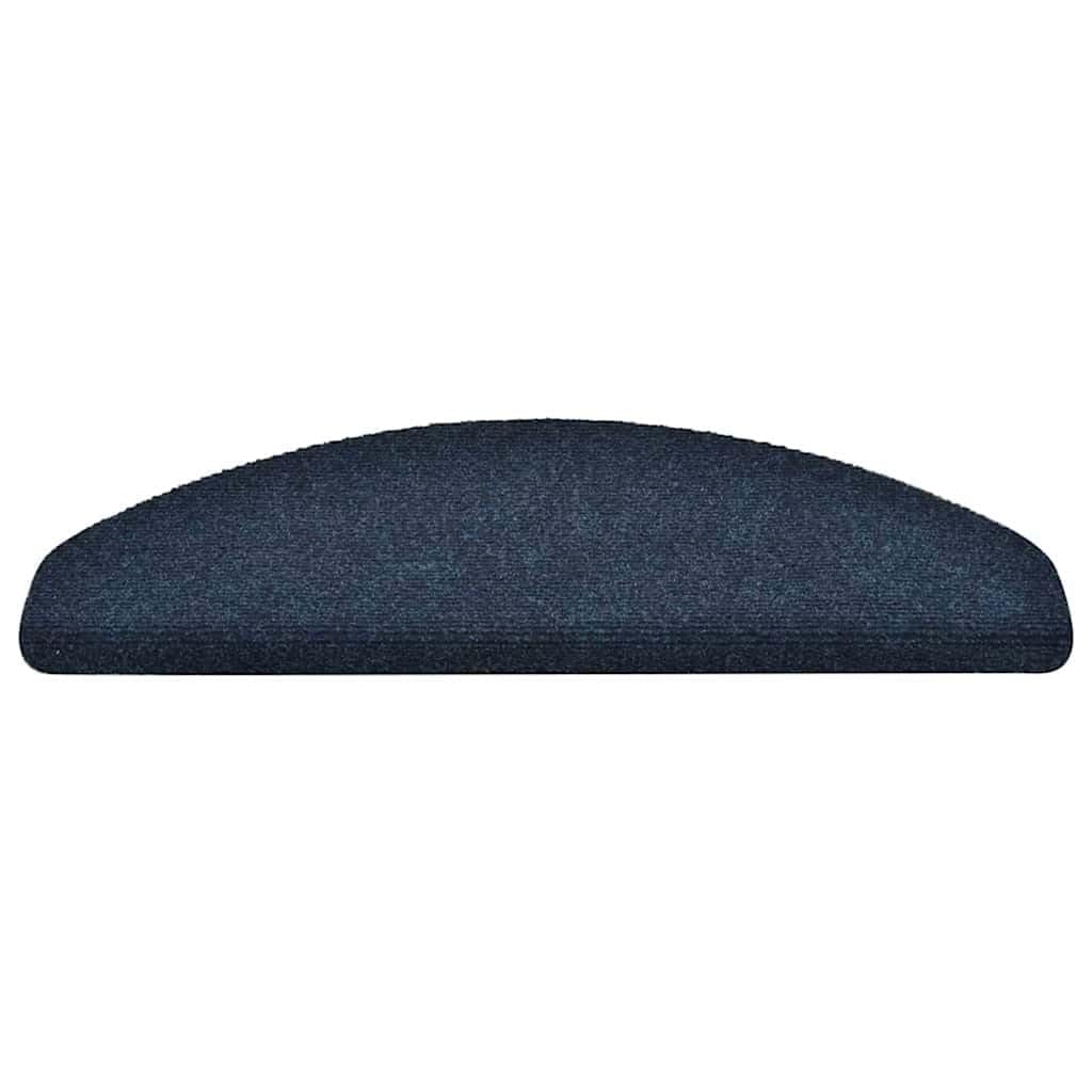 Maty Na Schody Samoprzylepne 15 Sztuk 65x21x4 cm Granatowe Półokrągłe