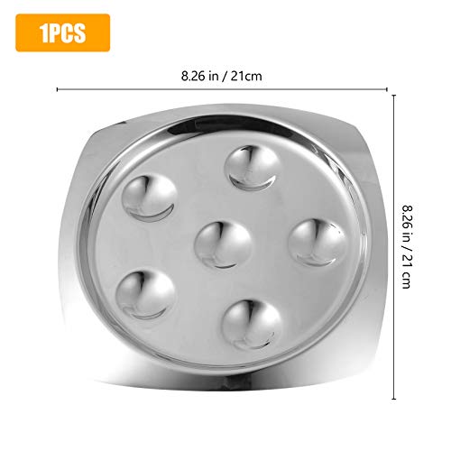 Cabilock 1 Conjunto Placa De Caracol Prato De Aperitivo Pinças De Escargot Prato De Caracol Prato De