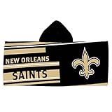 Northwest NFL New Orleans Saints Unisex-Youth Hooded Youth Beach Towel, 21