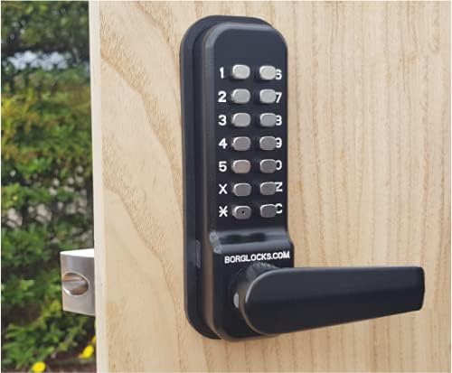 Borg Locks (BL4409 ECP) Easi-Code Pro Digital Wooden Gate Lock with Slam Latch