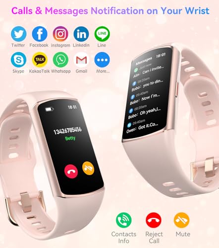 Image of Smart Watch Fitness Tracker with 24 /7 Heart Rate, Blood Oxygen Blood Pressure Monitor Sleep Tracker 120 Sports Modes Activity Trackers Step Calorie Counter IP68 Waterproof for Andriod iPhone Women Men
