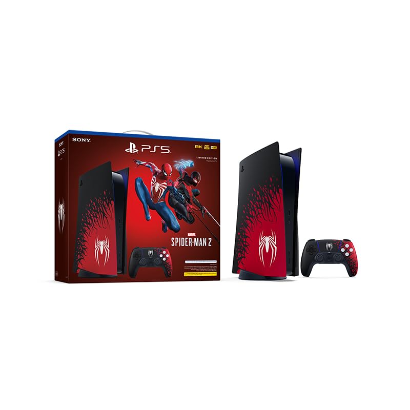 SONY ディスクドライブ搭載PS5用 カバー Marvel's Spider… Sony Playstation 5 Marvel's Spider-Man 2 Limited Edition Disc