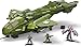 MEGA Halo Toy Building Sets, Pelican Inbound Vehicle with 2024 Pieces, 3 Micro Action Figures and Accessories, for Collectors