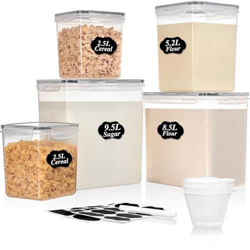 Vtopmart 5-Pack Large Storage Containers