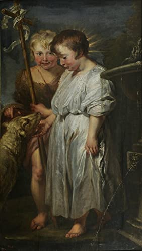 Cuadro en lienzo de Peter Paul Rubens para dormitorio, pintura mural religiosa de 60x90cm