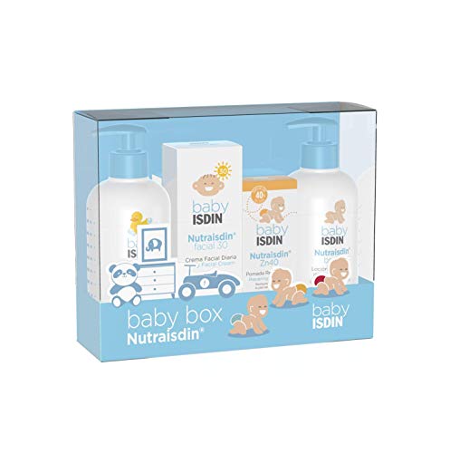 ISDIN NutraISDIN Cesto mini azul, Pack Body Lotion, Bath Gel, Zn40, facial SPF15