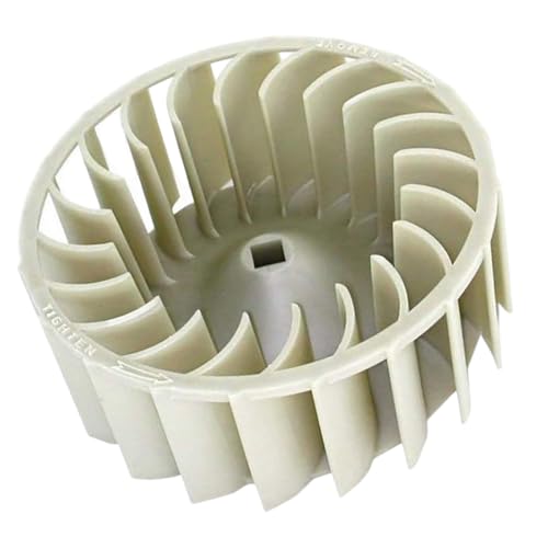 KieTeiiK Roue de soufflerie de qualité industrielle pour systèmes 697772 Composant ABS résistant à la chaleur Composant de sécheuse à tambour ABS à couple élevé