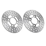 M MATI 2 PCS Front Left/Right Brake Disc Rotor for Yamaha Banshee 350 YFZ350 Blaster 200 YFS200 Raptor 250 YFM250 Raptor 350 YFM350 Raptor 660 YFM660 Raptor 700 YFM700 Warrior 350 YFM350 YFZ450