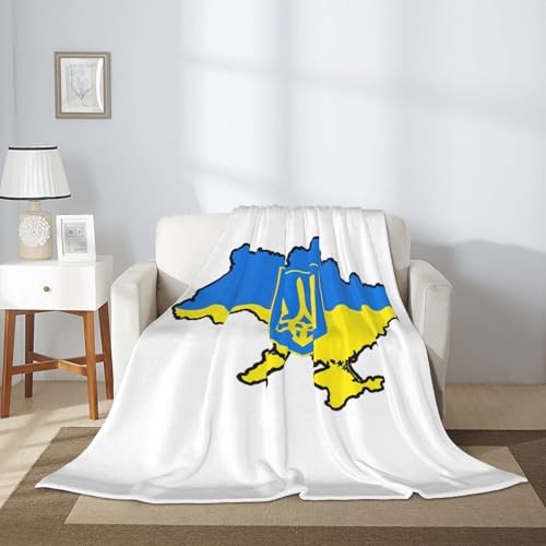 Couverture douce chaude Ukraine pour grand lit hiver - 7