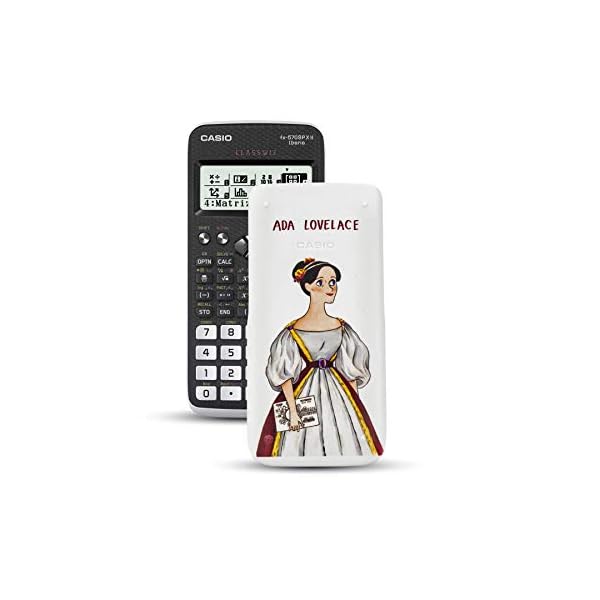 Casio FX-570SPXII Iberia Wissenschaftlicher Taschenrechner Ada Lovelace im Deckel (576 Funktionen, 12-stellig) schwarz…