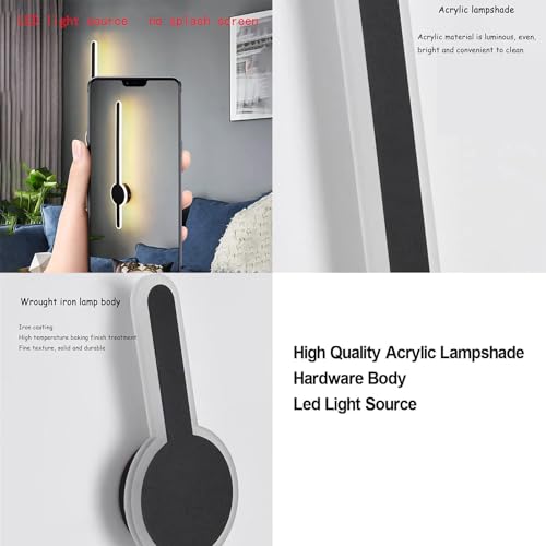 Lámparas de cabecera de pared LED para lectura confortable en dormitorios 5