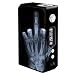 Skin Decal Vinyl Wrap for Voopoo Drag 157W TC Resin/Reg. Vape Mod stickers skins cover/ hand sign x-ray #1
