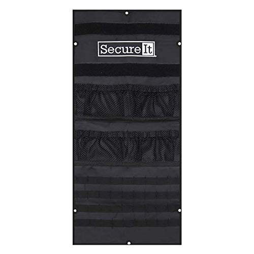 SecureIt Gun Storage Agile Ultralight Model 40 Door Organizer - Stores Pistols, Gear, Ammo, and Gun Safe Accessories, Easy Assembly and Gun Storage