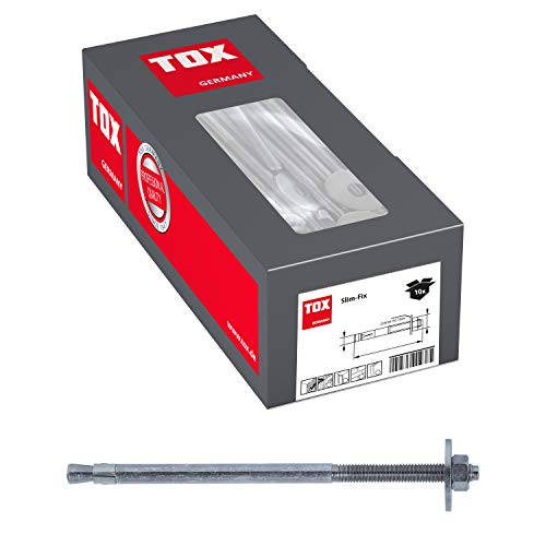 TOX Goujon d'ancrage Slim Fix M16 x 250/126 mm, 10 pièces, 08010144