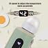 Baby Bottle Warmer Bag, Portable Bottle Warmer 18W Quick Heating Baby Bottle Warmer Temperature Adjustable USB Baby Bottle Heater for Home Family Travel Green