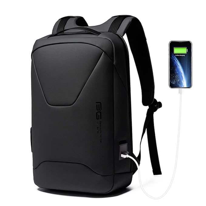 Image of Red Lemon BANGE FortiPack 20L Slim Water-Resistant Premium Anti-Theft Laptop Backpack for Men - Fits 15.6 inch Laptop, Travel & Office Bag