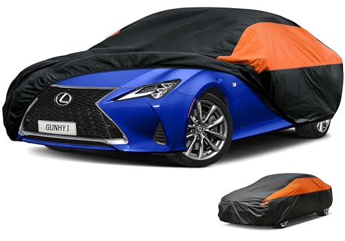 Image of GUNHYI Lexus Car Cover Custom Fit Lexus RC RC200 RC300 RC350 Waterproof All Weather for Automobiles, Lightweight Full Exterior Cover Outdoor Sun UV Rain Dust Snow Wind Protection.