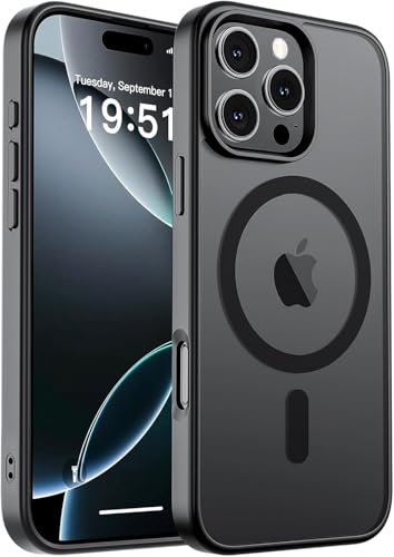 Image of AIBEX Protective OStand Case Compatible for Apple iPhone 17 MagSafe Compatible | Slim Back Cover with Camera Lens Protection, Strong Magnetic Support & Anti-Slip Grip | Military Grade Drop Protection
