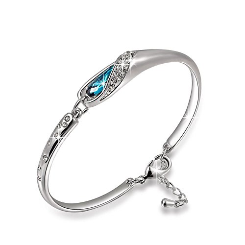Valentine Crystal Bangle Bracelet for Women