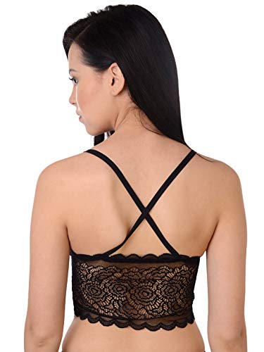 Image of Da Intimo Solid Non-Wired Lightly Padded Bralette