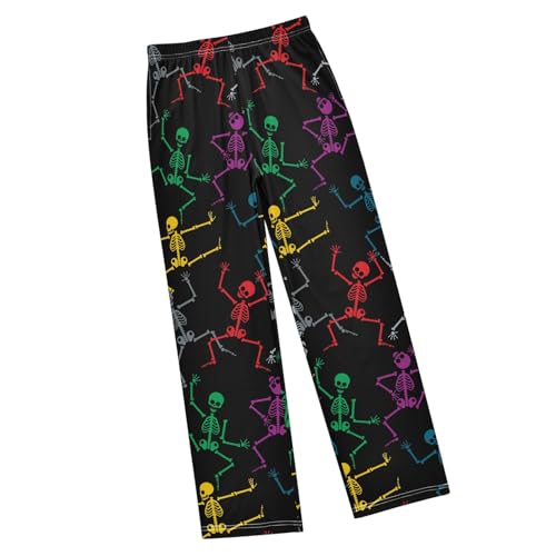 Astronauts Rockets Boys Track Pants Space Pattern Toddler Casual Pants Sweatpants Kids Athletic Pants for 6-8 Years