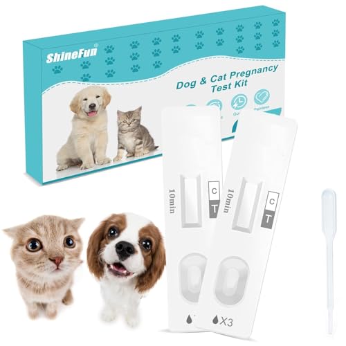 Dog & Cat Pregnancy Test Kit at Home Dog Urine Test - Urine-Based 98.8% Accurate 10-Minute Results Painless(1 PCS)