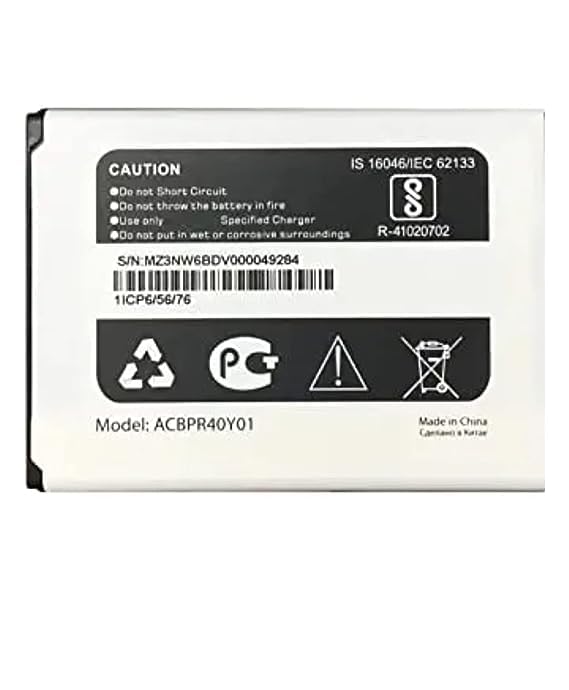 Image of Original ACBPR40Y01 Battery for yureka yu aace 5014 Battery with 6 Month Warranty**** (J0098)