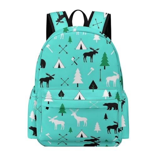 Sac à dos voyage scolaire motif ours pour sorties et amphi universitaire
