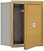 Salsbury Industries 3705S-1PGFP Recessed Mounted 4C Parcel Locker, Gold
