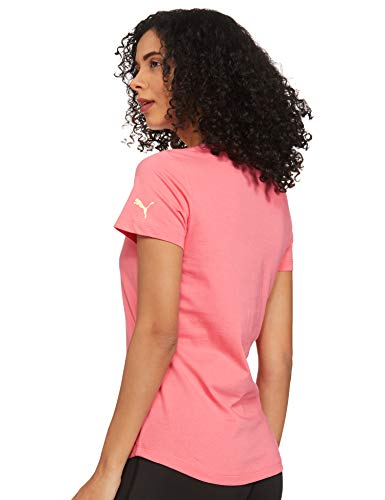 Image of Puma Women's Sporty Graphic T-Shirt 6 | 100% Cotton Regular Fit T-Shirt with Bold Puma Cat Print for Women | Soft & Breathable Crew Neck Tee for Sporty Looks, Travel & Everyday Street Style