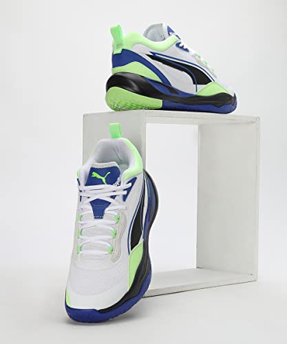 Image of Puma Playmaker Textile Mid Boot Lace Up Mens Casual Shoes