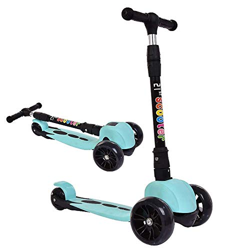 AIOJY Stunt Scooters,3 Wheel Scooter, Kick Scooter, Adjustable Height Kids Scooter with LED