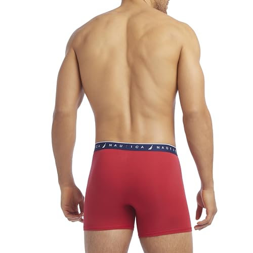 Nautica Men's 4 Pack Limited Edition Cotton Stretch Boxer Briefs4
