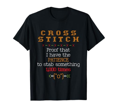 Funny Cross Stitch Shirt