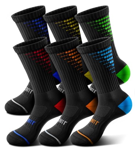 Bigant Boys Cushioned Athletic Crew Socks