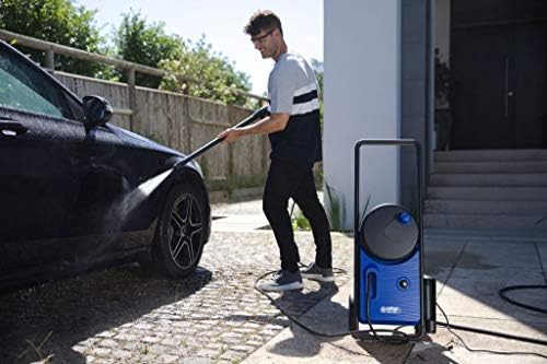 Nilfisk 128471255 Core 140 Bar High Pressure Washer with In-Hand Power Control for Home, Garden and Car, Blue