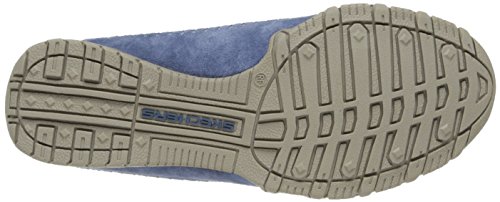 Image of Skechers Women's Bikers Pedestrian Memory Foam Slip-On Moccasin,6 M US,Blue Suede