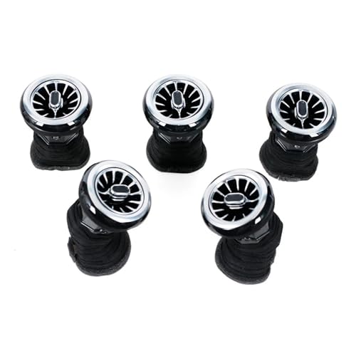 Bouche d'aération LED pour Peugeot 308 408 et RCZ 2009-2012 kit de 5 sorties de climatisation