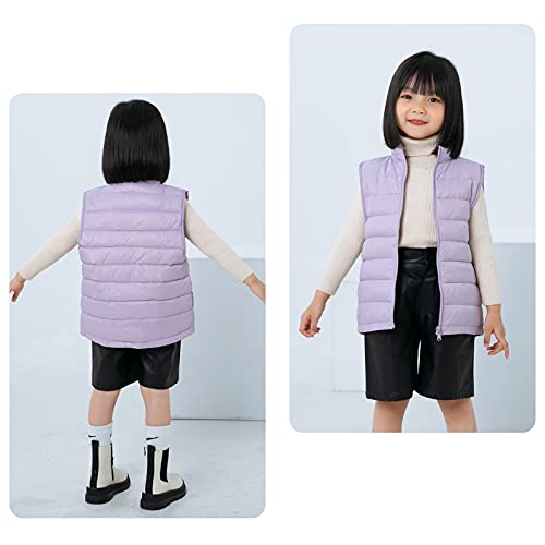 AIEOE Little Girls Boys Down Vest Puffer Sleeveless Outfit Coat3