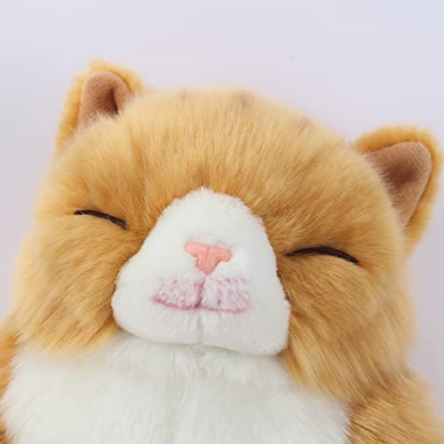 Image of CU-MATE 20 inch Adorable Stuffed Animals Cat -Handmade Plush Soft Cat -Present Gift for Boys /Girls (Orange Cats)