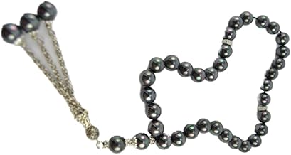 Natural Peacock Black Fresh Water Pearl Tasbeeh