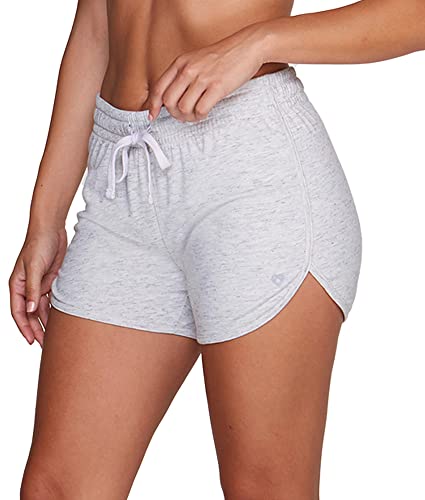 Colosseum Active Women's Simone Cotton Blend Yoga And Running Short (Vanilla Cream, Medium) #TOP28