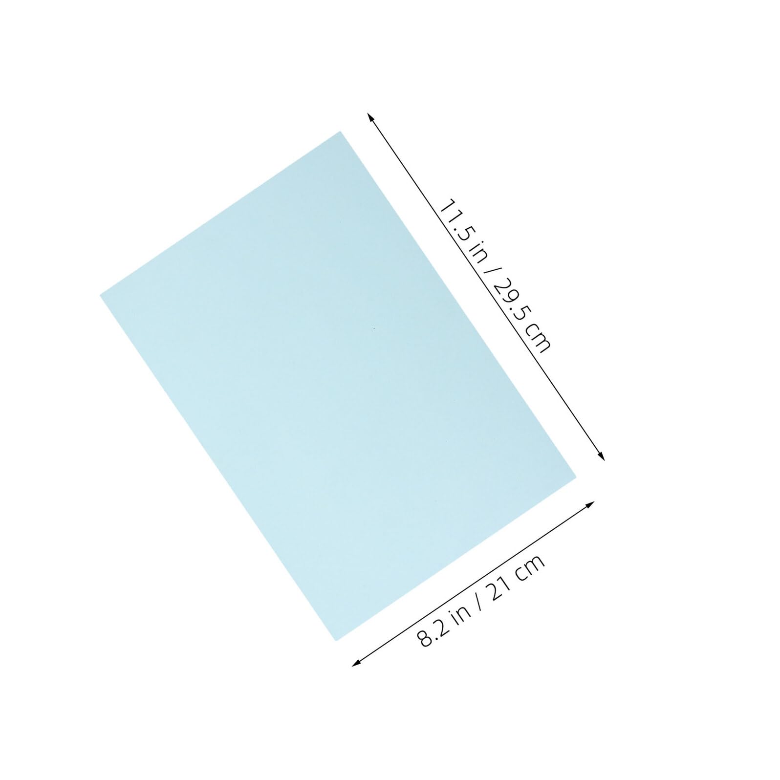 BESTonZON Carta per Fotocopie A4 70 G/M² Colore Azzurro Chiaro 200 Fogli Carta da Stampa Fronte-Retro Multiuso per Ufficio e Origami Compatibile Stampanti Laser e Inkjet per Progetti