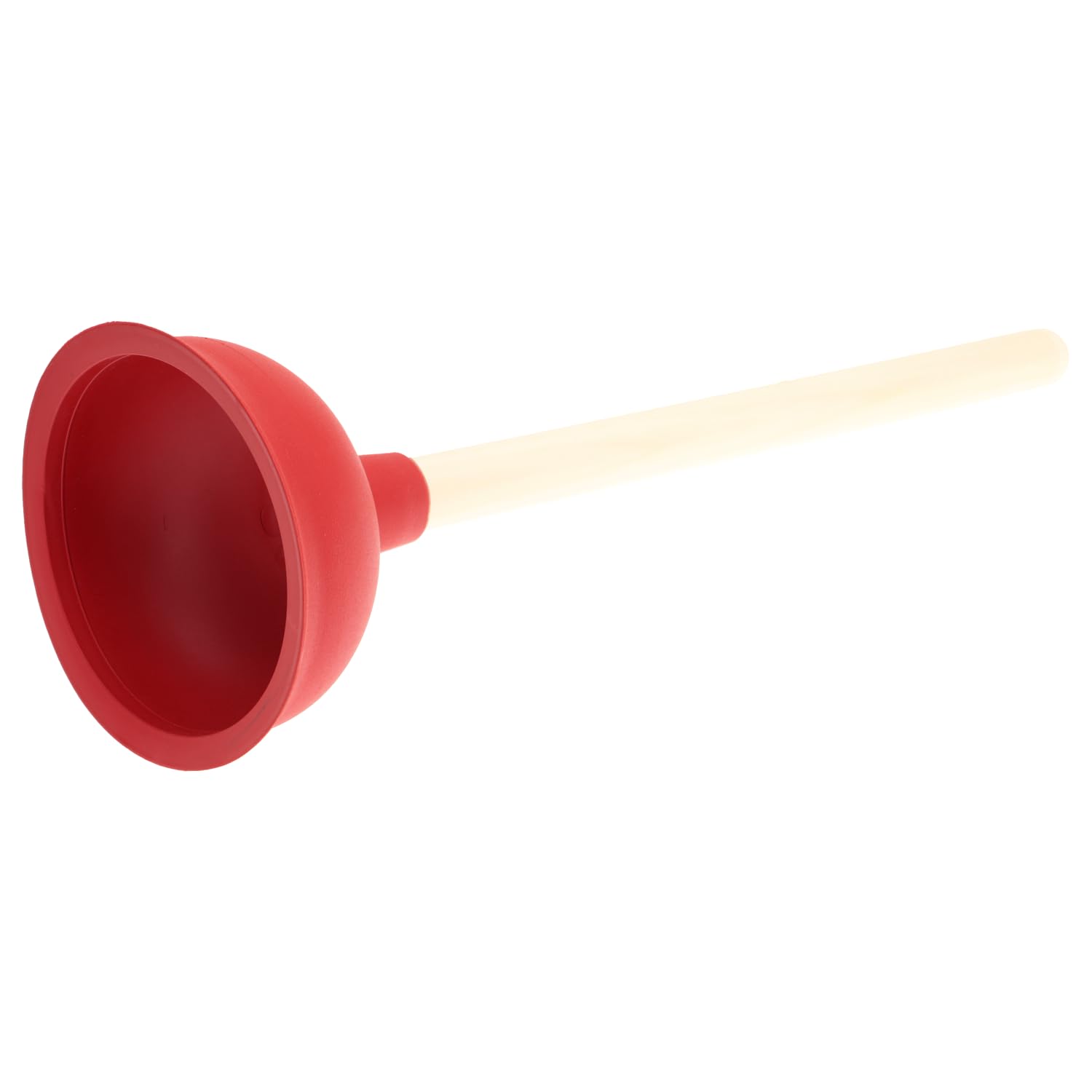 Sorbo Środek do czyszczenia odpływu – Ø 14 cm przyssawka z naturalnej gumy – 40 cm drewniany uchwyt – do zatkanych zlewów, umywalek i toalet – skuteczny przepychacz do łazienki i kuchni – wytrzymały i
