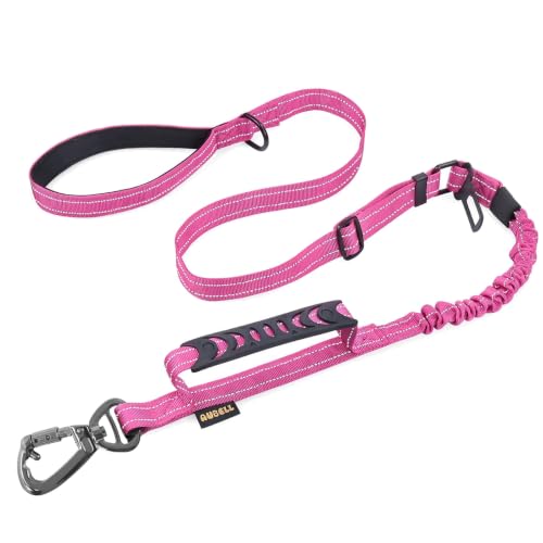 AUBELL Tactical Dog Leash Heavy Duty,4-6ft Reflective Strong No Pull Bungee Leash for Medium Large...