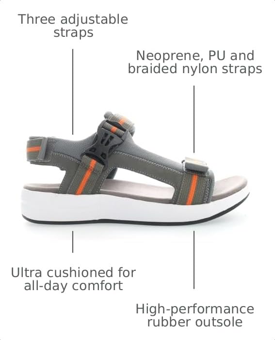 Image of Propet Mens Eli Strap River Casual Sandals Casual - Black