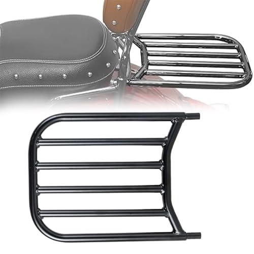 Gepäckträgerteil Motorrad-Heckträger, Gepäckhalterung Hinten, Reitstock, Gepäckträger, Halter, Frachtträger Für Indian Pursuit Dark Für Horse Für Premium 2024(Nero)