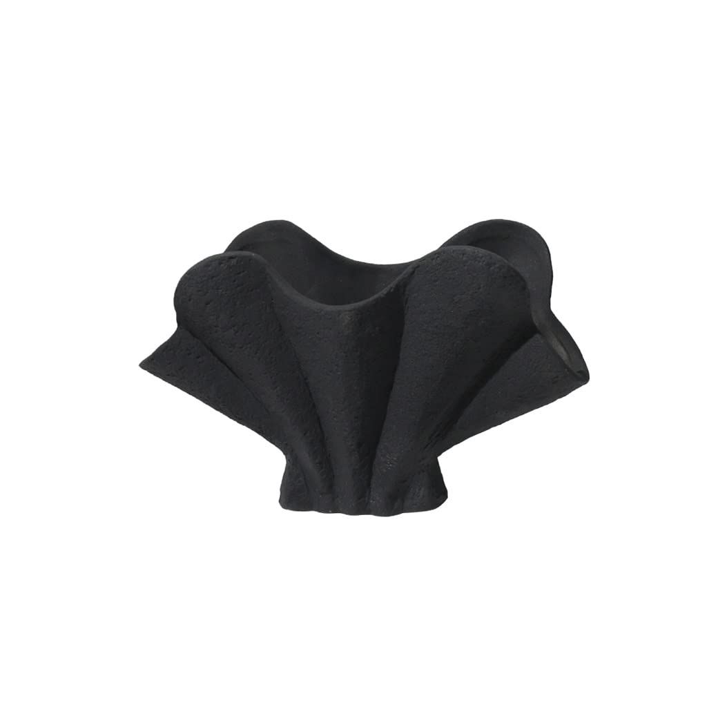 Vase en céramique artistique moderne noir au design créatif haut de gamme
